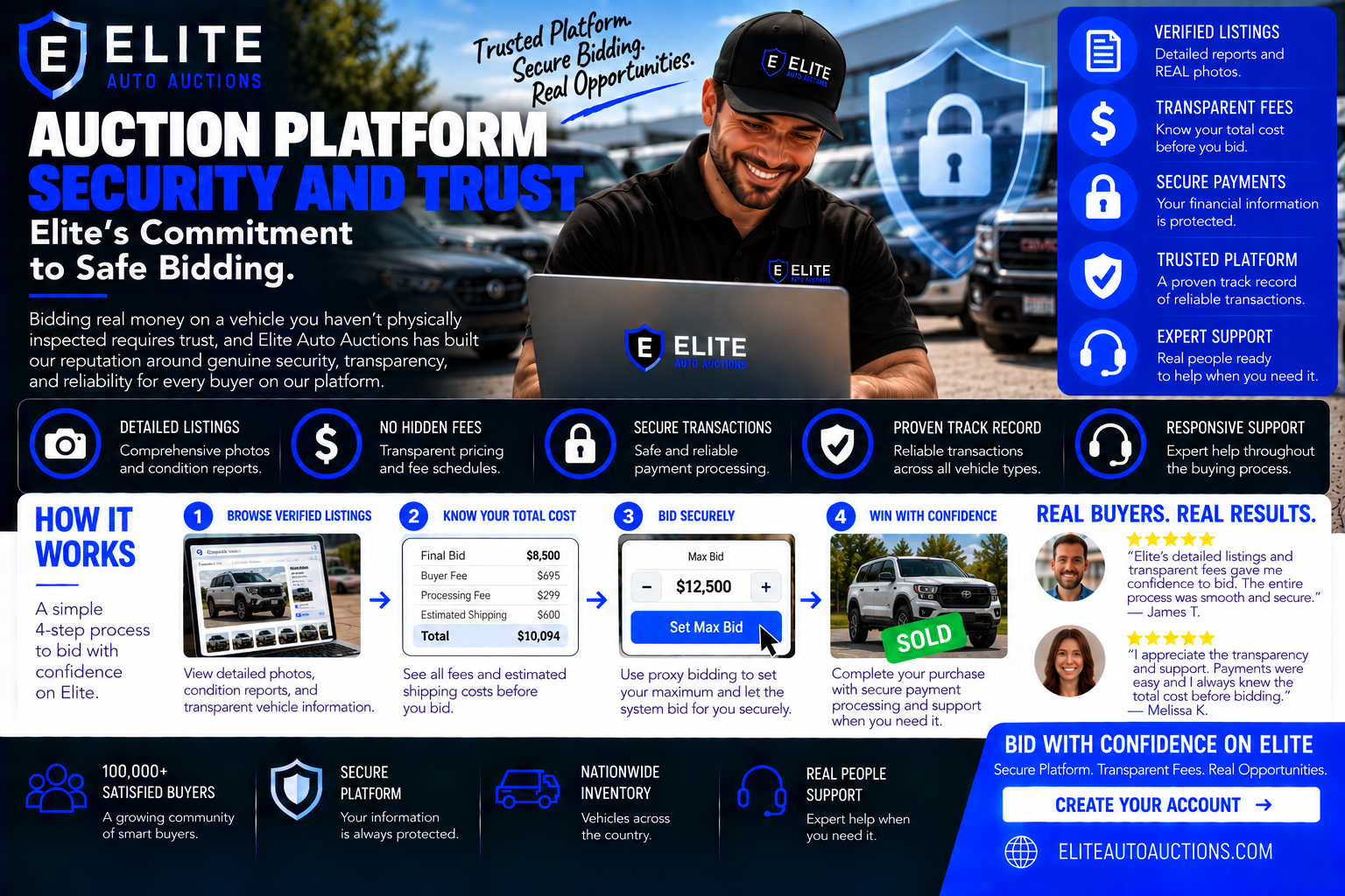 Auction Platform Security and Trust: Elite's Commitment to Safe Bidding